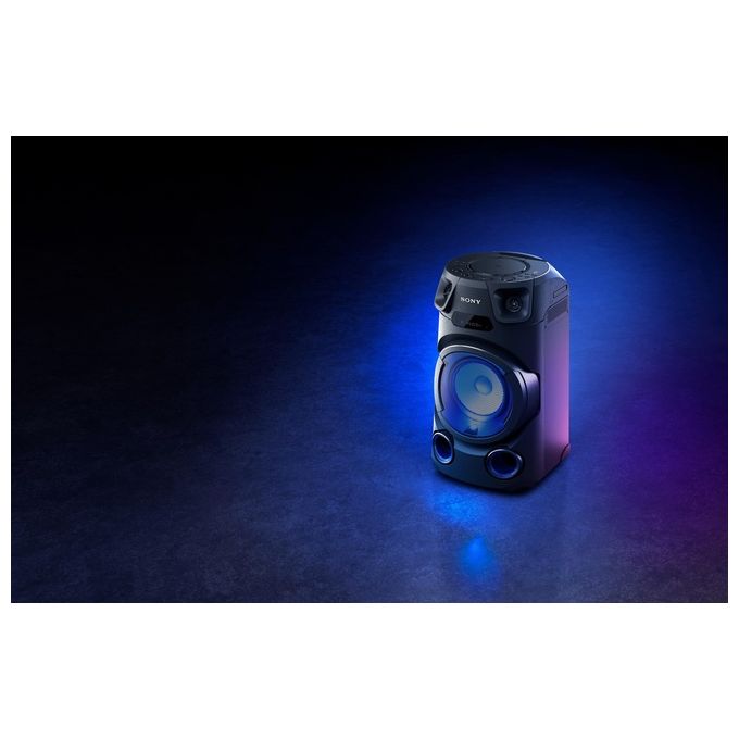 Sony MHC-V13 Altoparlante Bluetooth All in One con Jet Bass Booster Effetti Luminosi Lettore Cd Usb Nero