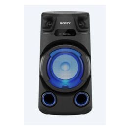 MHC-V13 Altoparlante Bluetooth All in One con Jet Bass Booster e Effetti Luminosi Lettore Cd e Usb in Nero