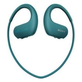 NW-WS413 Cuffie Sportive Impermeabili per Lettore MP3 4Gb Blu