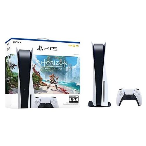 Sony PlayStation 5 Console 825Gb Standard Edition White  Horizon Forbidden West
