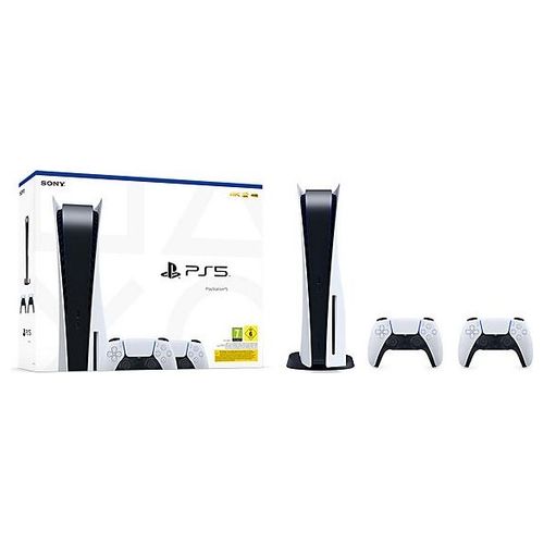 Sony PlayStation 5  DualSense Wireless Controller Bundle 825Gb Wi-Fi Nero/Bianco