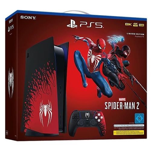 Sony PlayStation 5 Marvel's Spider-Man 2 Limited Edition Bundle 825Gb Wi-Fi Nero/Rosso/Bianco