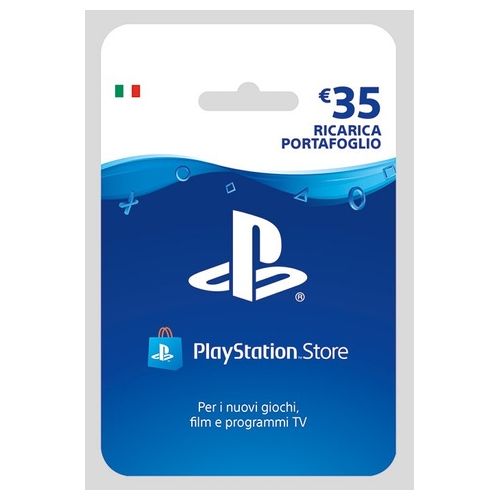Sony PSN Hanging Card Ricarica 35 Euro PS4 Playstation 4