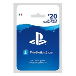 PSN Hanging Card Ricarica 20 Euro PS4 Playstation 4