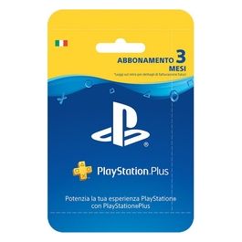 PSN PS Plus Hanging Card Abbonamento 3 Mesi PS4 Playstation 4