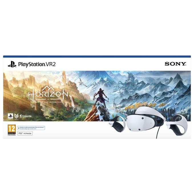 Sony PlayStation Vr2 Voucher Horizon Call of The Mountain Occhiali Immersivi Fpv Nero-Bianco