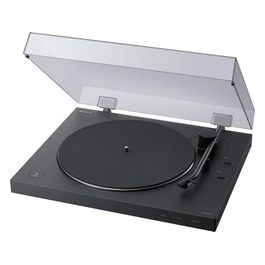 PS-LX310BT Giradischi a Trasmissione Diretta di Alta Qualità con Bluetooth Nero