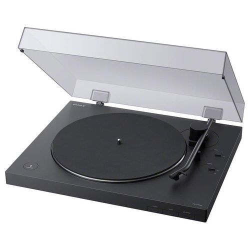 PS-LX310BT Giradischi a Trasmissione Diretta di Alta Qualità con Bluetooth Nero