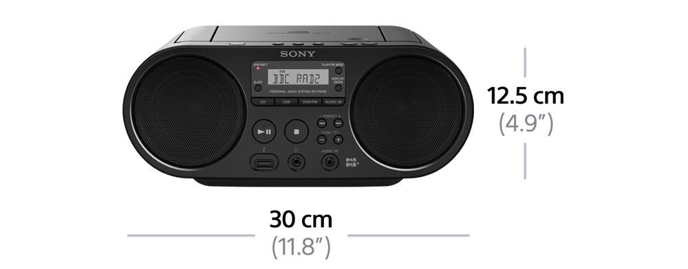 Sony Radio con Lettore Cd Nero