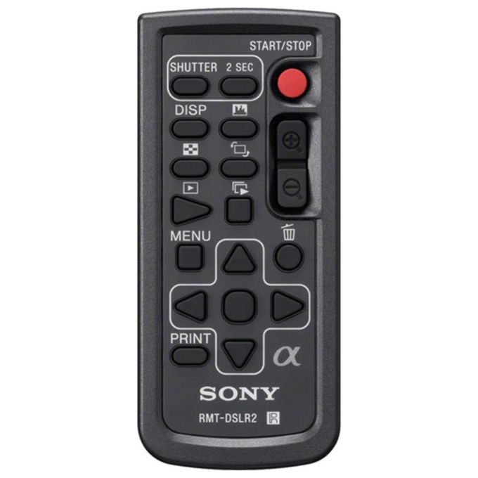 Sony RMTDSLR2 Telecomando IR per Fotocamere SLT e NEX con Controllo Wireless e 19 Tasti colore Nero