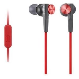 Serie Xb50apb Cuffie Auricolari con Microfono in Linea Rosso