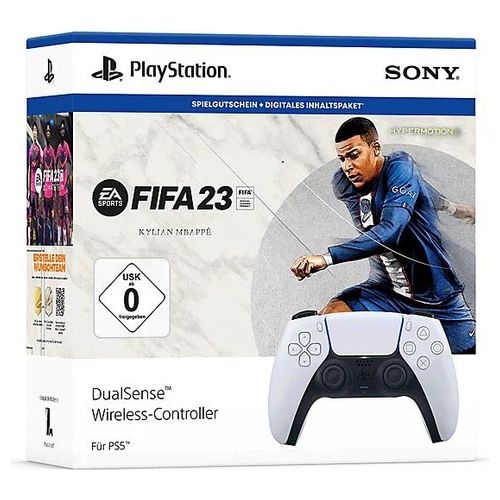 Sony PlayStation 5 + FIFA23 Voucher Nero/Bianco Bluetooth/USB Gamepad Analogico/Digitale PlayStation 5