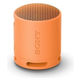 Sony SRS-XB100 Speaker Wireless Bluetooth Portatile Ip67 Impermeabile e Antipolvere Batteria da 16 Ore Cinturino Versatile Chiamate in Vivavoce Arancio
