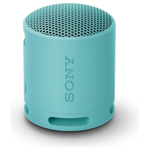 Sony SRS-XB100 Speaker Wireless Bluetooth Portatile Ip67 Impermeabile e Antipolvere Batteria da 16 Ore Cinturino Versatile Chiamate in Vivavoce Blu