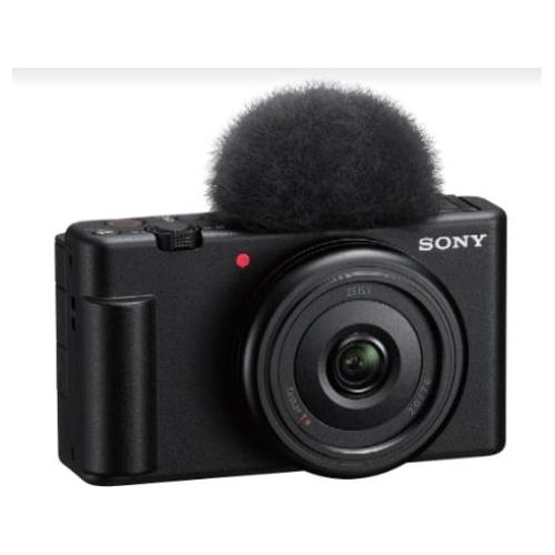 Sony Vlog Camera ZV-1F di | Fotocamera Digitale Schermo Orientabile Video in 4K Slow Motion Funzionalita' per Vlog Nera