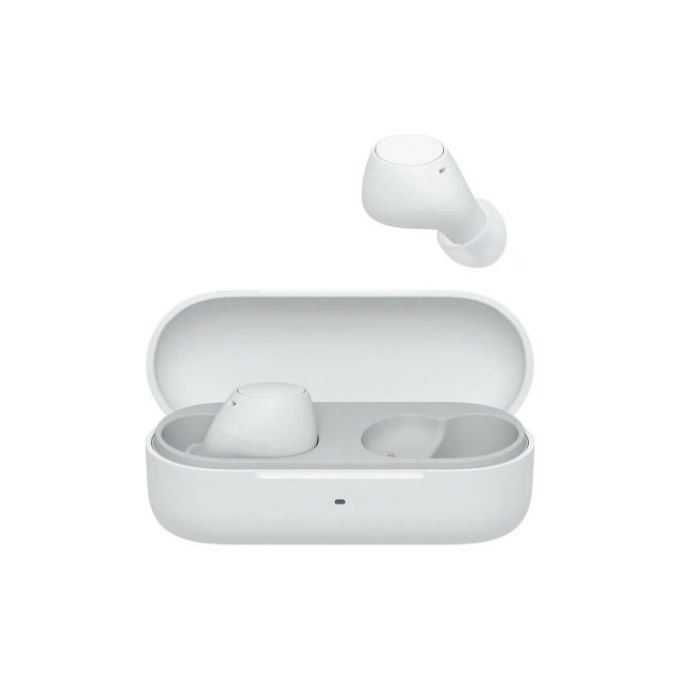 SONY WFC510 Auricolari Microfono Bluetooth TWS Multipoint Colore Bianco Design Ergonomico e Funzionalita' Avanzate