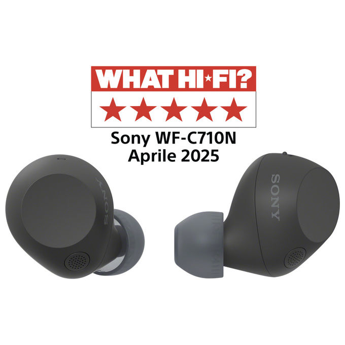 Sony WFC710NB.CE7 WF-C710N Auricolari True Wireless Noise Cancelling Bluetooth 5.3 IPX4 40h colore Nero