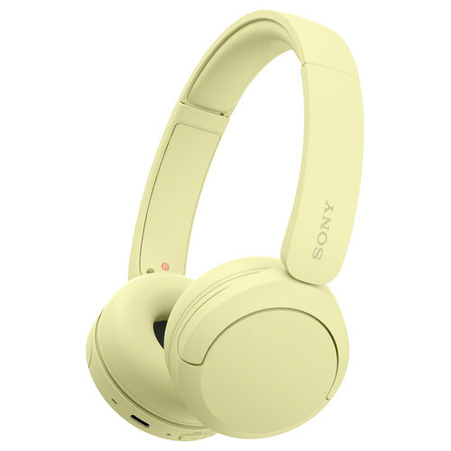 WHCH520Y Cuffie Wireless Bluetooth Gialle 40h Autonomia Musica e Chiamate