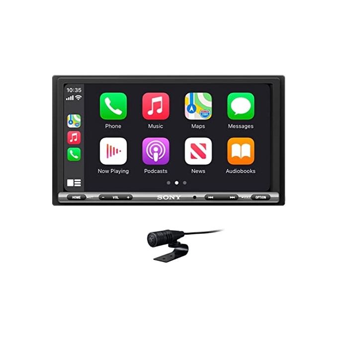 Sony XAV-AX3250 Ricevitore Multimediale per Auto Dab con WebLink Cast Nero