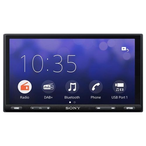 Sony XAV-AX5650 Ricevitore Multimediale per Auto Dab da 17.6cm con WebLink Cast Nero
