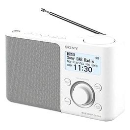 Sony XDR-S61D Radio Portatile Personale Dab/Dab+/Fm Bianco
