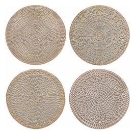 Sottobicchiere Oro Tondo Set 4 Gruppo A