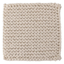 Sottopentola uncinetto beige,100% cotone, Crochet