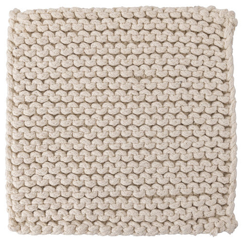 Sottopentola uncinetto beige,100% cotone, Crochet