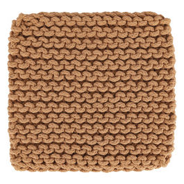 Sottopentola uncinetto marrone,100% cotone, Crochet