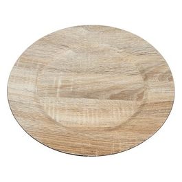 Sottopiatto Diametro 33 Cm Effetto Legno