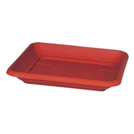 Sottovasi Giglio Quadro 631 Colore Terracotta cm. 30x30