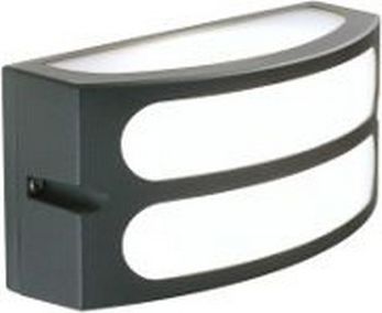 Sovil Applique Linea Squba Alluminio Bianco Goffrato E31