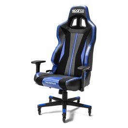 Sedia Gaming Trooper Nera e Azzurra