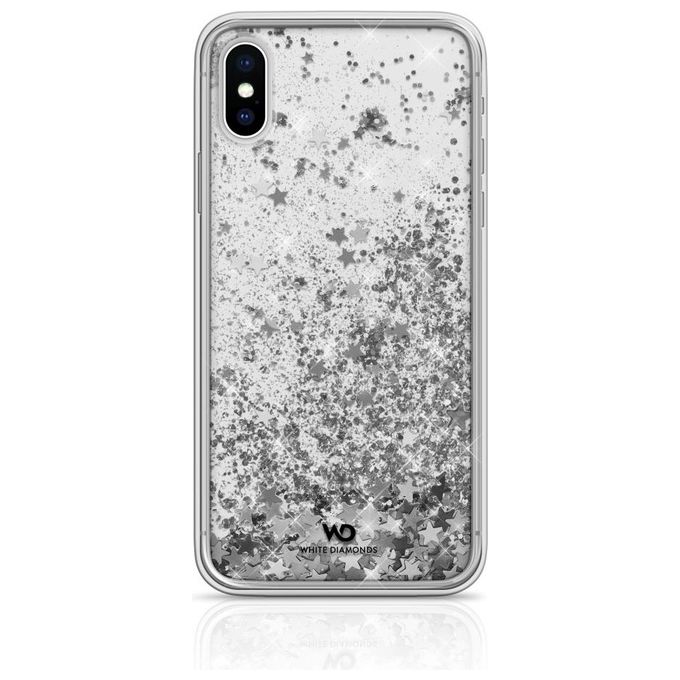 SPARKLE Cover Iphone X-XS SILVER STAR