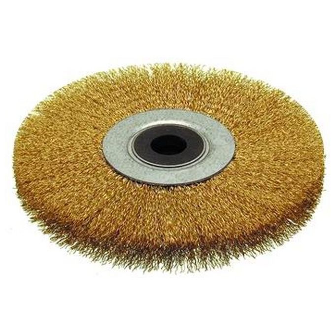 Vigor Spazzole Circolari Fili Ondulati Foro Mm.13-32 Mm. 150X25