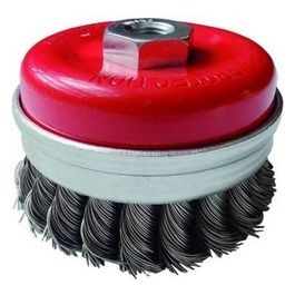 Vigor Spazzole A Tazza Mazzi Ritorti Foro 14Ma Mm. 100
