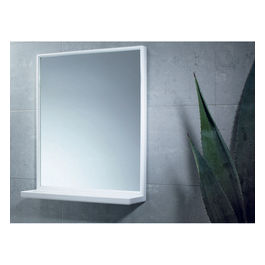 Specchio Senza Luci Con Cornice Bianco Abs 60x45x14,7 Cm
