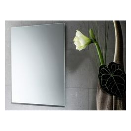 Specchio Senza Luci Senza Cornice Silver/Alluminio/Incolore/Trasparente Metallo 65x50x2 Cm