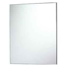 Specchio Senza Luci Senza Cornice Cromato Metallo 70x60x2,5 Cm