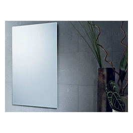 Specchio Senza Luci Senza Cornice Silver/Alluminio/Incolore/Trasparente Metallo 80x50x2 Cm