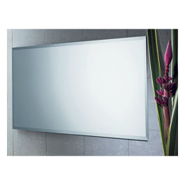 Specchio Senza Luci Senza Cornice Silver/Alluminio/Incolore/Trasparente Metallo 60x100x4 Cm