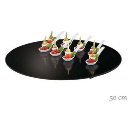 [ComeNuovo] Specchio Buffet Tondo Nero Cm.50