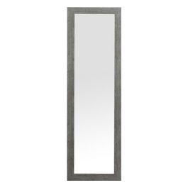 Specchio da Parete Amal con Cornice in Polistirolo 30X120 cm Bianco Anticato