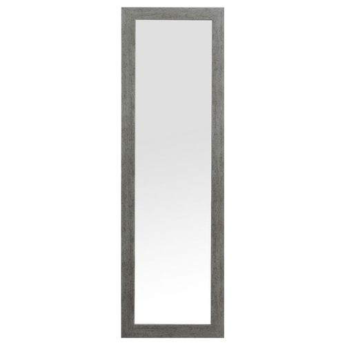 Specchio da Parete Amal con Cornice in Polistirolo 30X120 cm Bianco Anticato