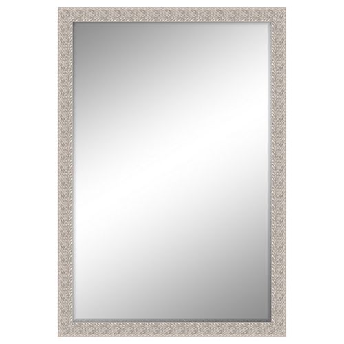 Specchio da Parete Kita con Cornice in Polistirolo 60X90 cm Argento
