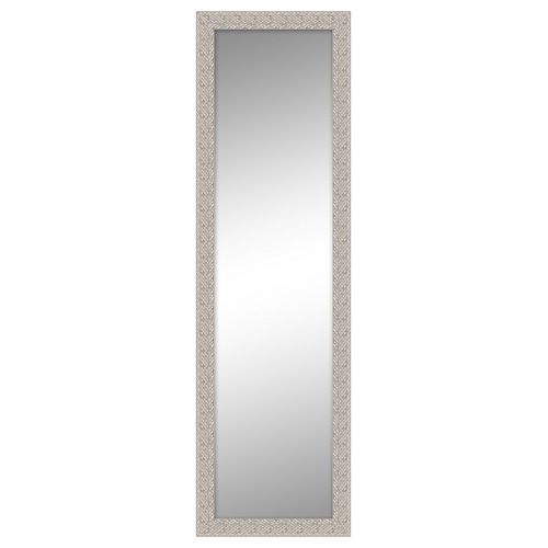Specchio da Parete Kita con Cornice in Polistirolo 30X120 cm Argento