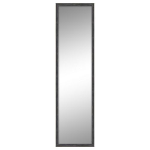 Specchio da Parete Oscar Con Cornice In Polistirolo 30X120 cm Nero Anticato