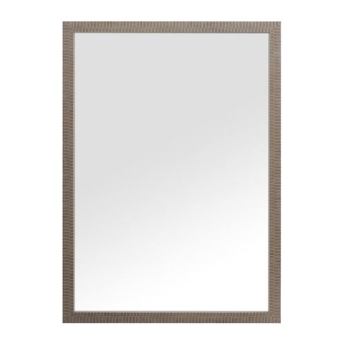 Specchio da Parete Tefe con Cornice in Polistirolo 60X90 cm Naturale