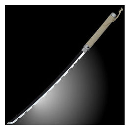 Specs, Katana Ornamentale LED ispirata a Inosuke Hashibira, Demon Slayer, Acciaio e Legno