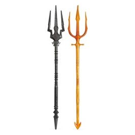 Giocattolo Tridente Aquaman e Black Manta per Giochi Infantili con Supereroi DC Comics